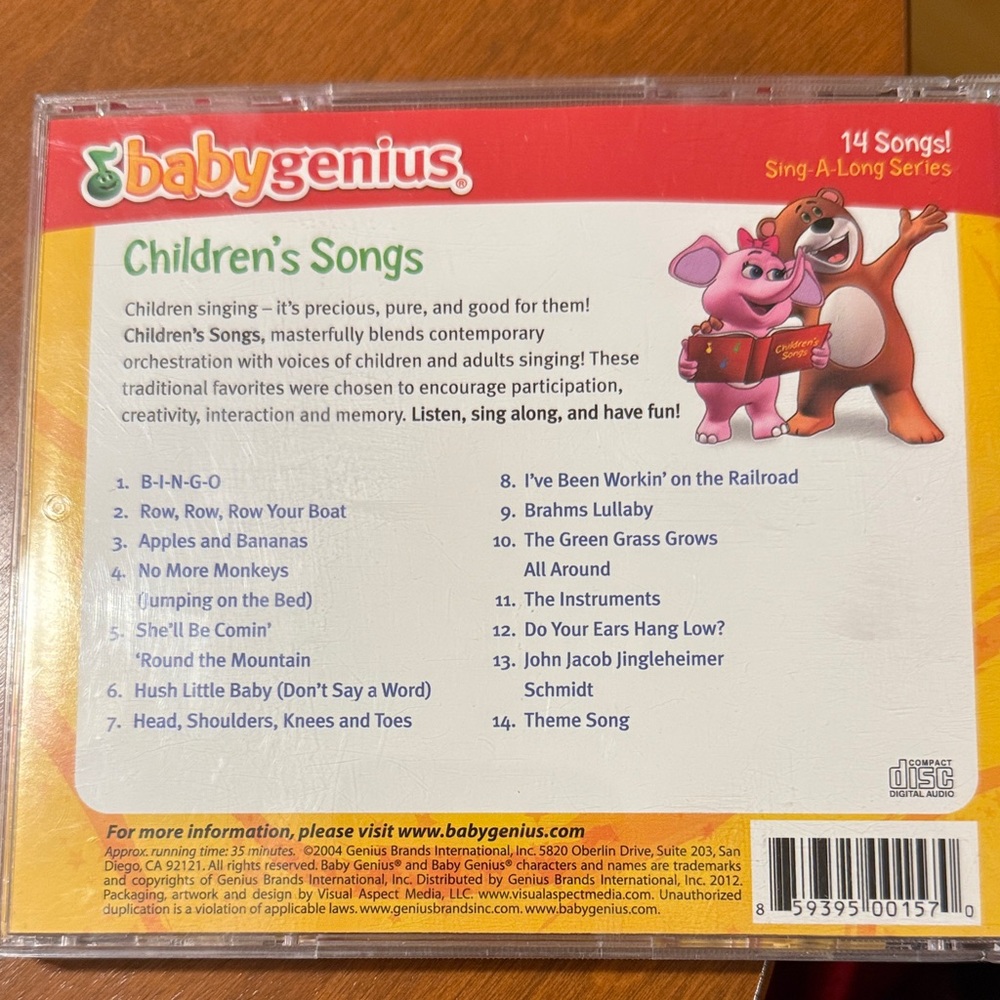 Baby Genius CD Set - Picture 3 of 5